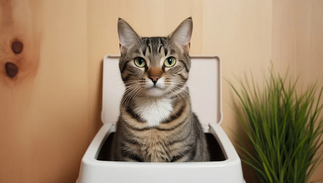 Cat’s Silent Protest: When the Litter Box Becomes a No-Go Zone! 🐾🚫